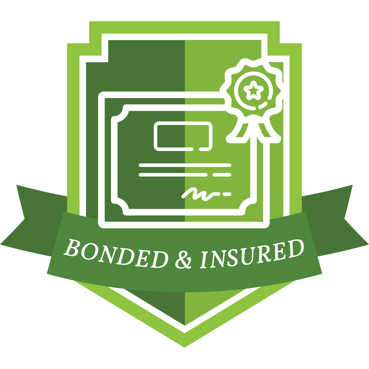 Bonded and Insured