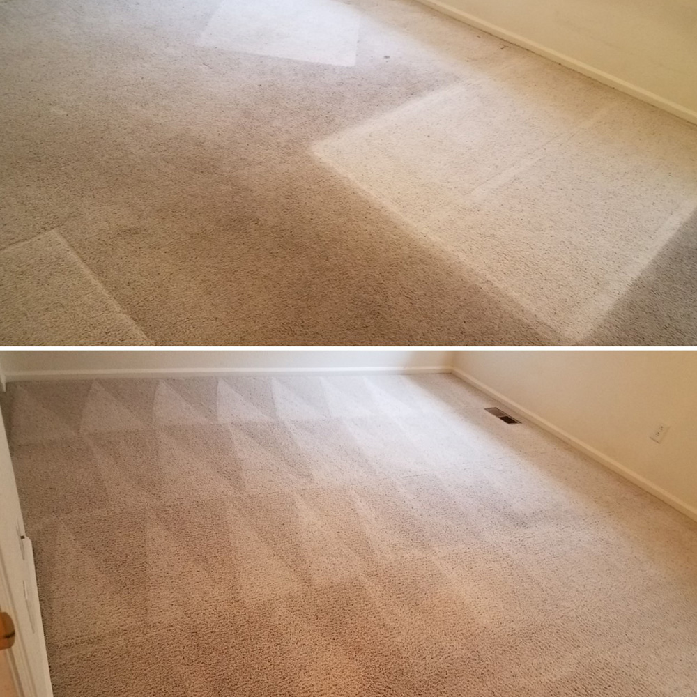 Residential Carpet Cleaning - Before and After